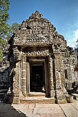 Preah Khan temple - Vishnu Complex, the west elevation of the central porch.